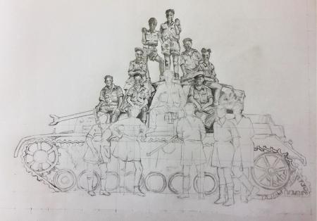 Work in progress Royal Signal Platoon in the Desert copy