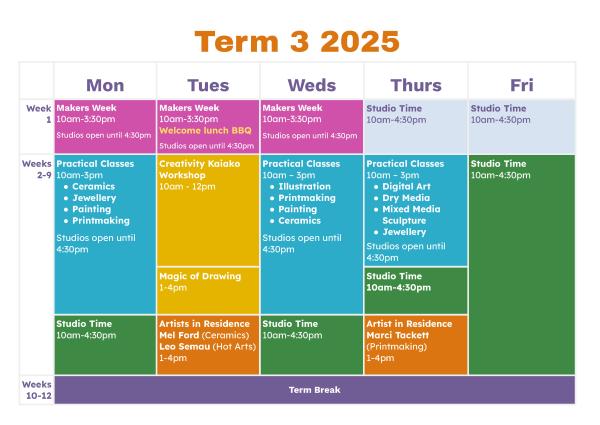 Term 3.25 Term Calendar 1