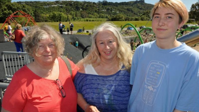Jo Taptiklis, Louise Black and Wai Latimer.