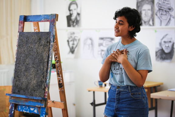 Artist talk by TLC student