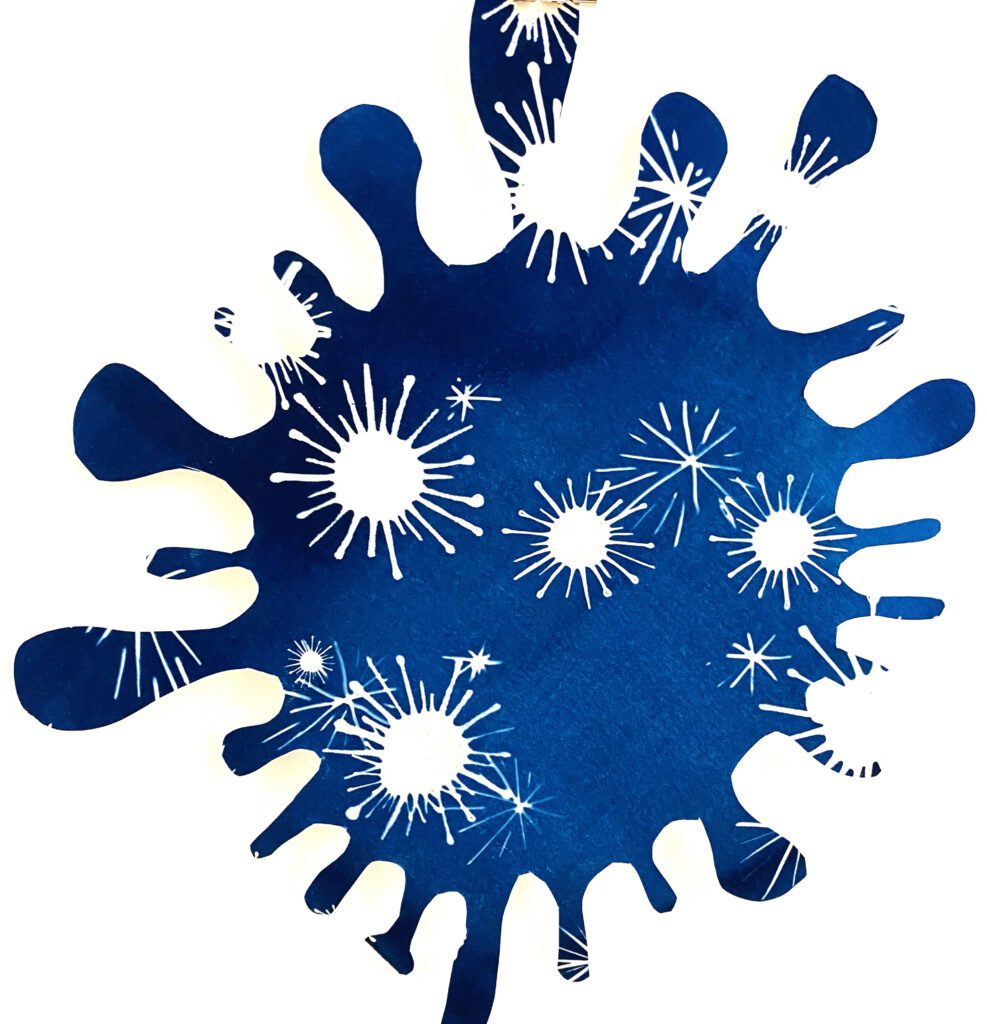 The Learning Connexion Art Programme Creative Art School Printmaking Classes Cyanotype 1