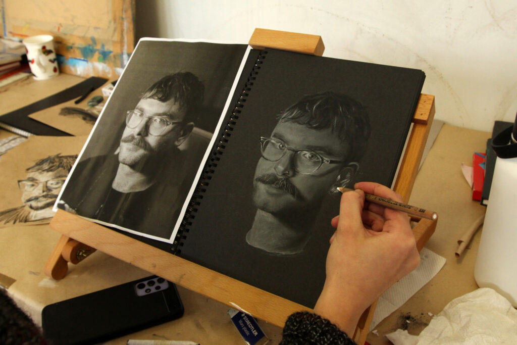 The Learning Connexion Art School Art Programme Drawing Classes student Taylor Fulford