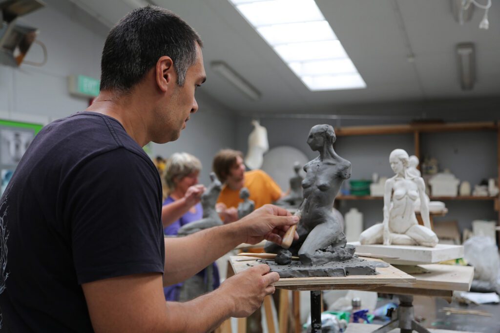 The Learning Connexion Art School Creative Art Programme 2021 Promotional leo semau figurative sculpture summer skills