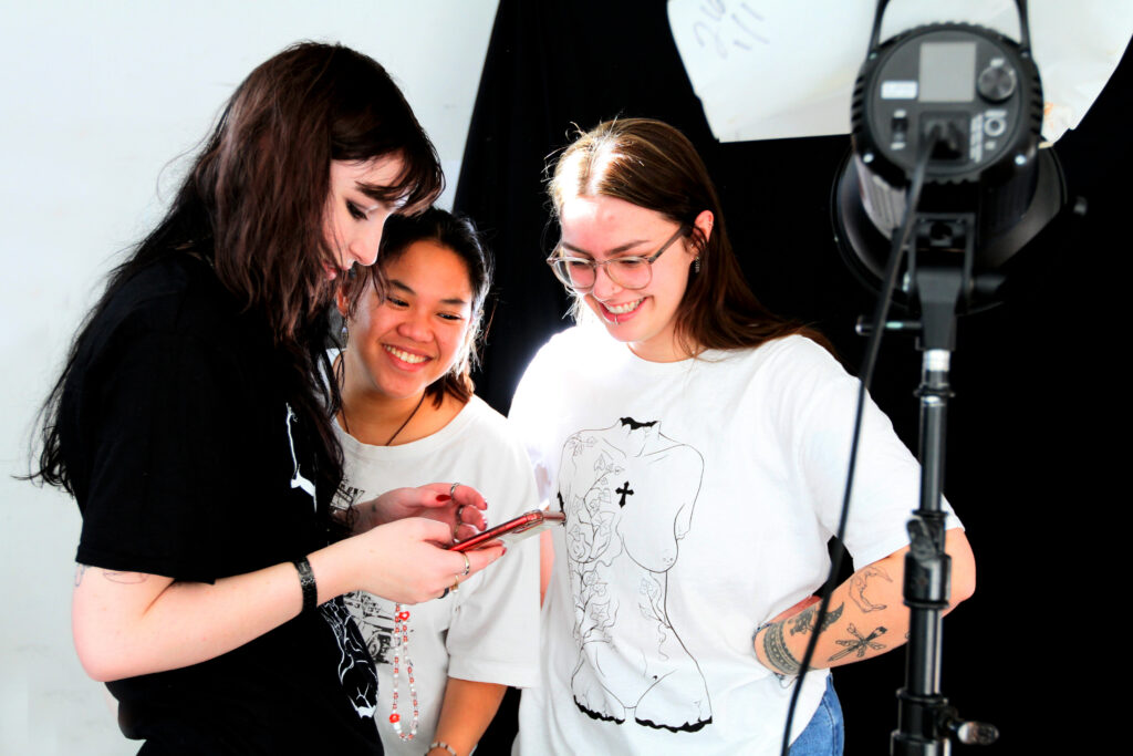 The Learning Connexion Art School Creative Arts Photography Course students Tori Lizzie Cheska